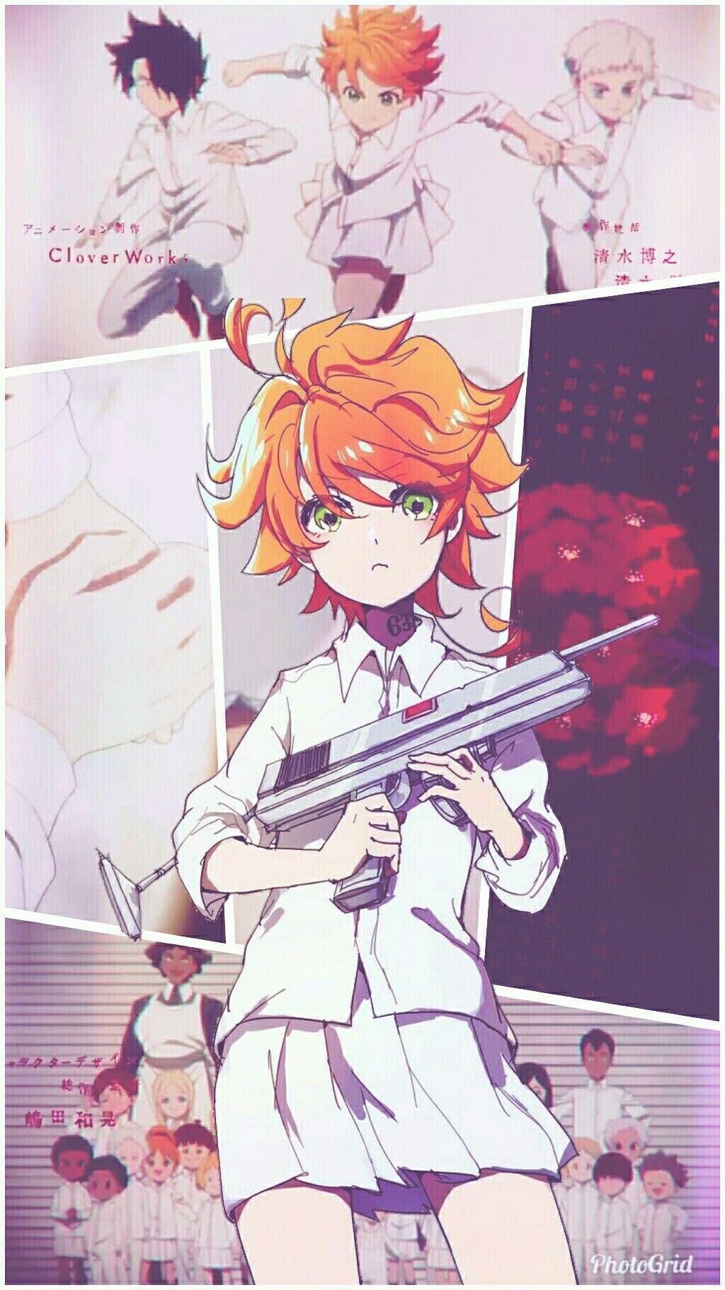 1024x1821 Yakusoku no neverland “Emma” Fondo de Pantalla. Fondo de anime