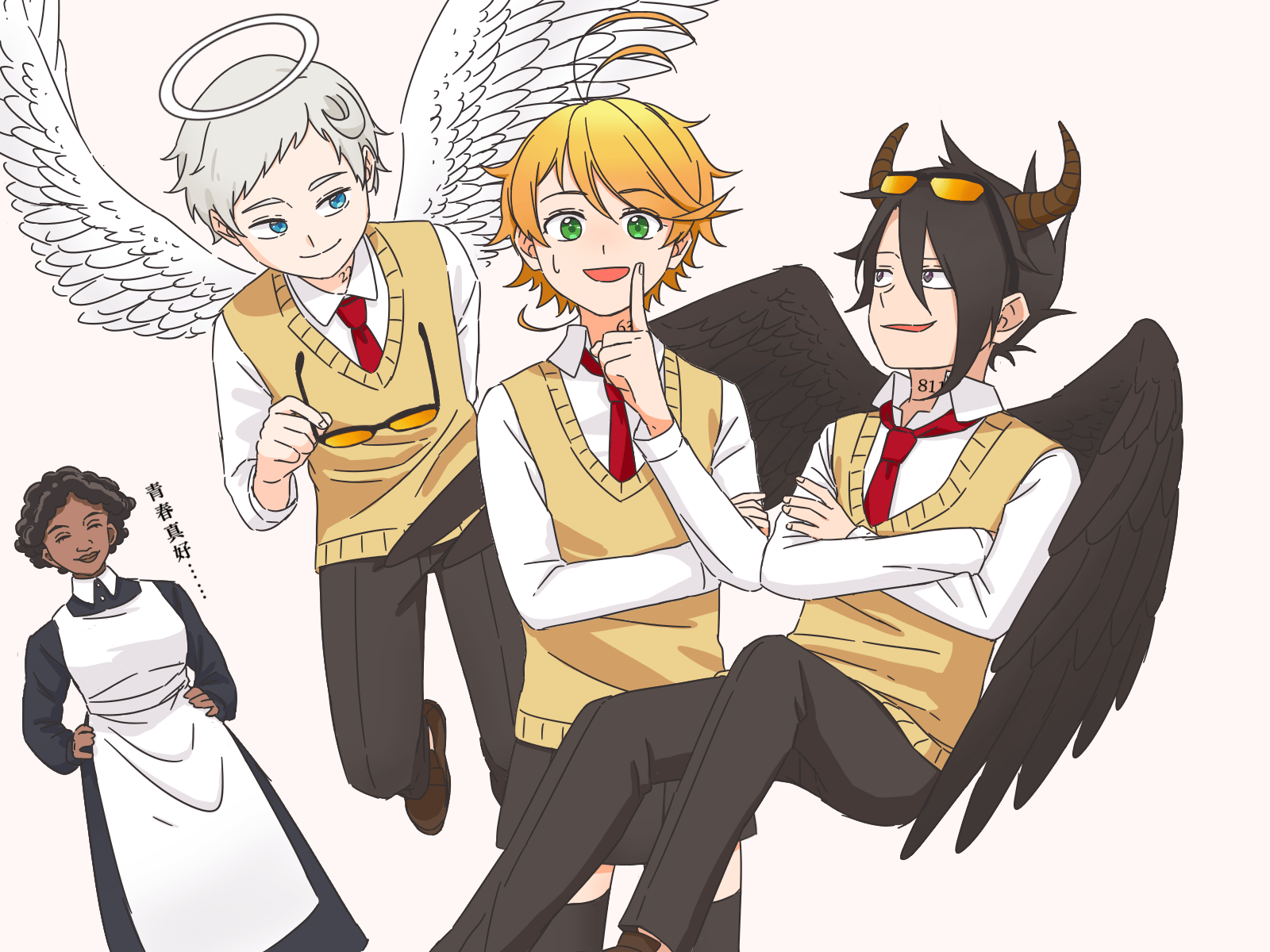 1600x1200 Yakusoku no Neverland (The Promised Neverland), Wallpaper