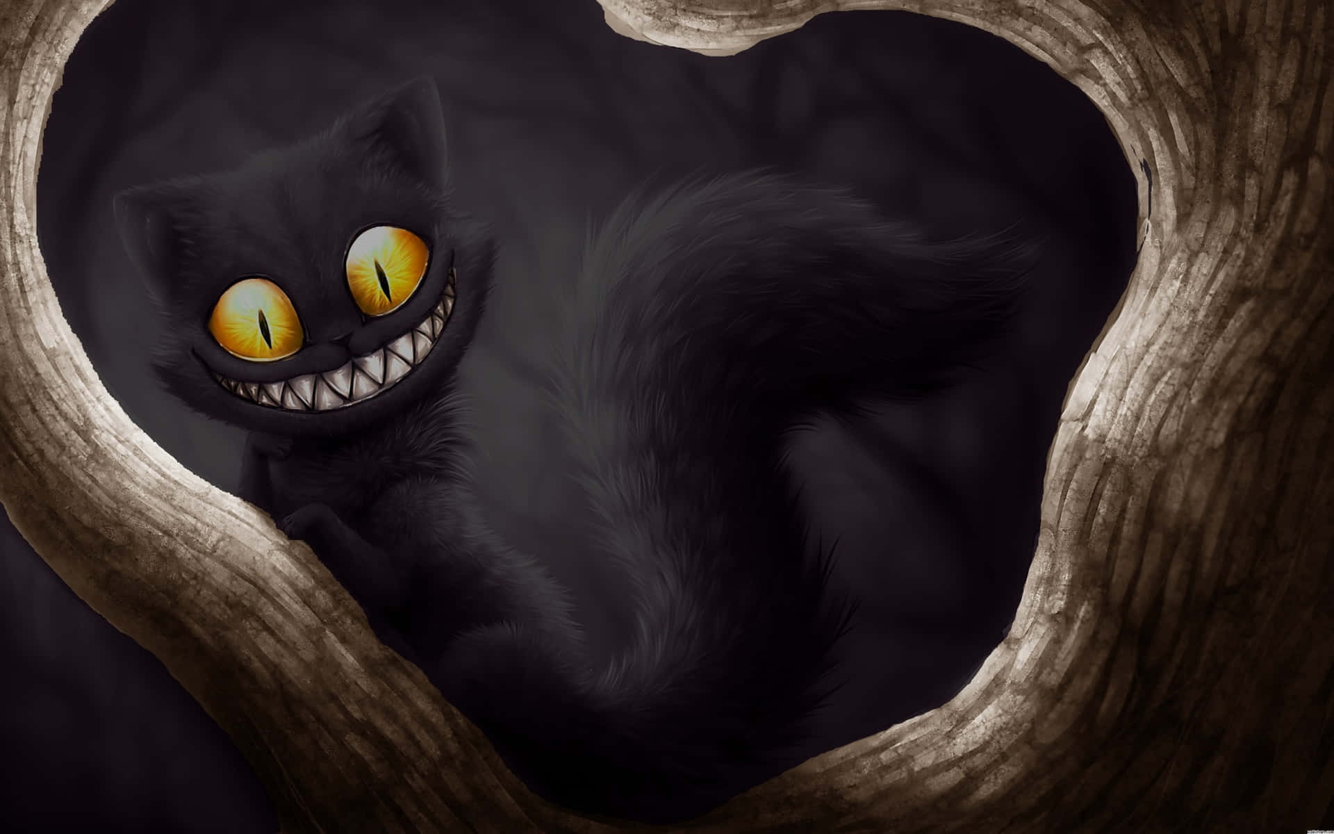 1920x1200 Download Don't be scared by Cartoon Cat's menacing stare! Wallpaper