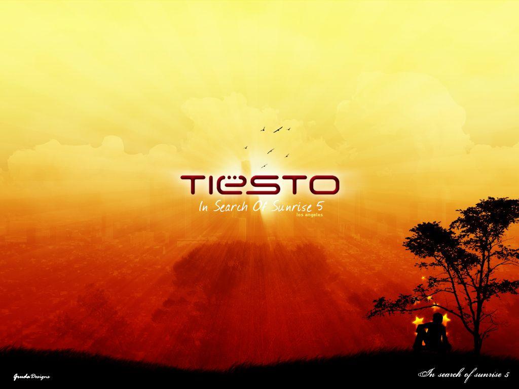 1024x768 Music Wallpaper Free Tiesto search of sunrise