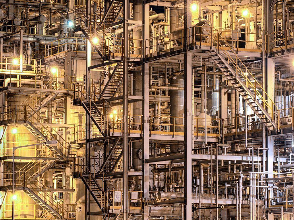 1024x768 工場の配管 壁紙 WALLPAPER. Industry in 2019