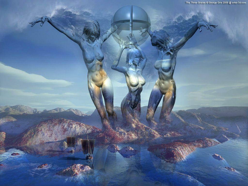 1024x768 Modern Fantasy Art 3D Picture: free 3D wallpaper software downloads