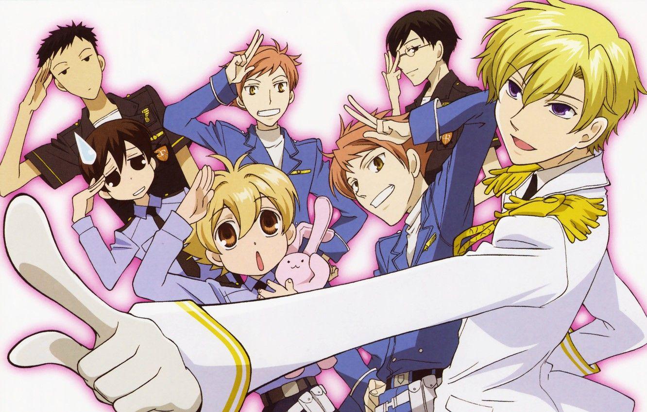 1332x850 Wallpaper anime, art, guys, characters, Host club Ouran high school, Ouran Koukou Host Club image for desktop, section сёнэн