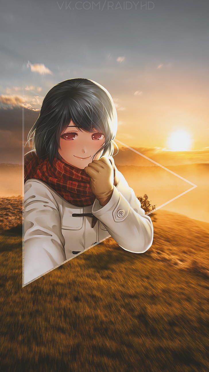 728x1294 HD Wallpaper: Anime, Anime Girls, Picture In Picture, Tachibana