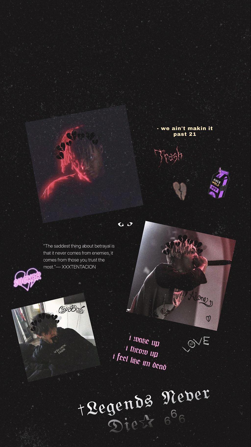 1024x1822 Juice Wrld iPhone Wallpaper 999