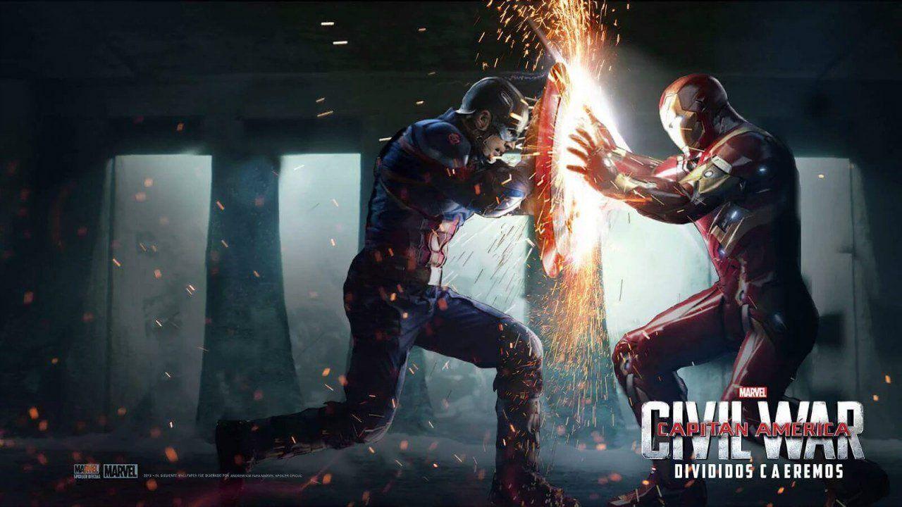 1280x720 Iron Man Vs Captain America Wallpaper