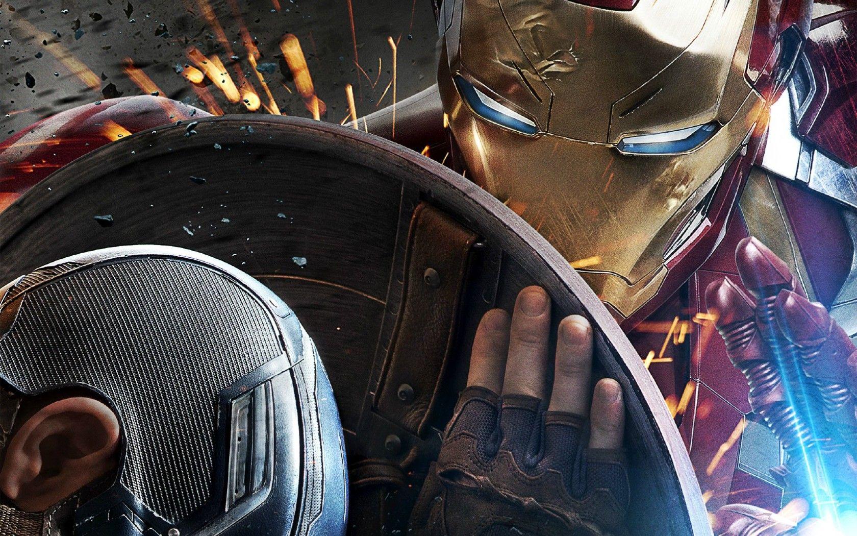 Captain America Vs Iron Man Wallpapers - Top Free Captain America Vs ...