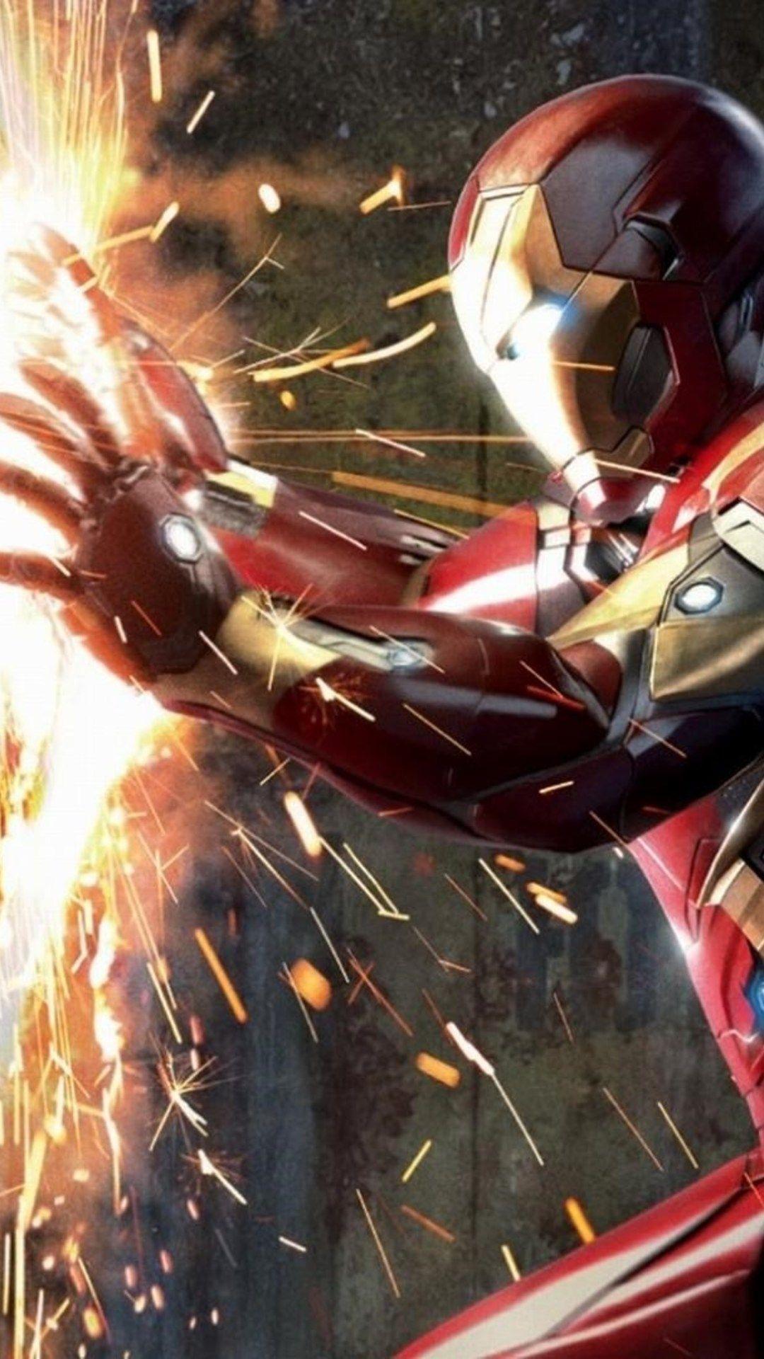1080x1920 Captain America Vs Iron Man