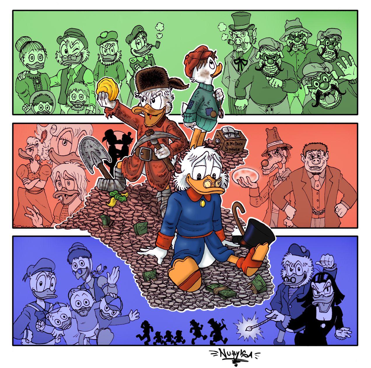1272x1262 Free download Don Rosas Scrooge McDuck image Life and Times 2 HD