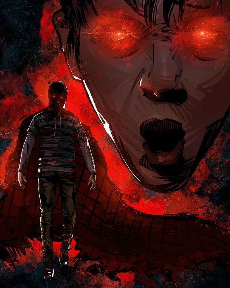 800x1000 Brightburn Mancave Poster Print. metal posters. Dark fantasy art