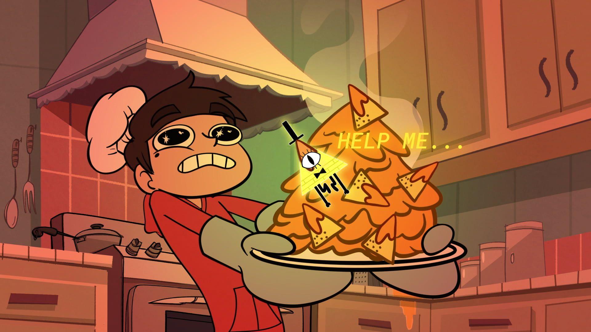 1920x1080 Boy cartoon character holding plate, Gravity Falls, Star vs