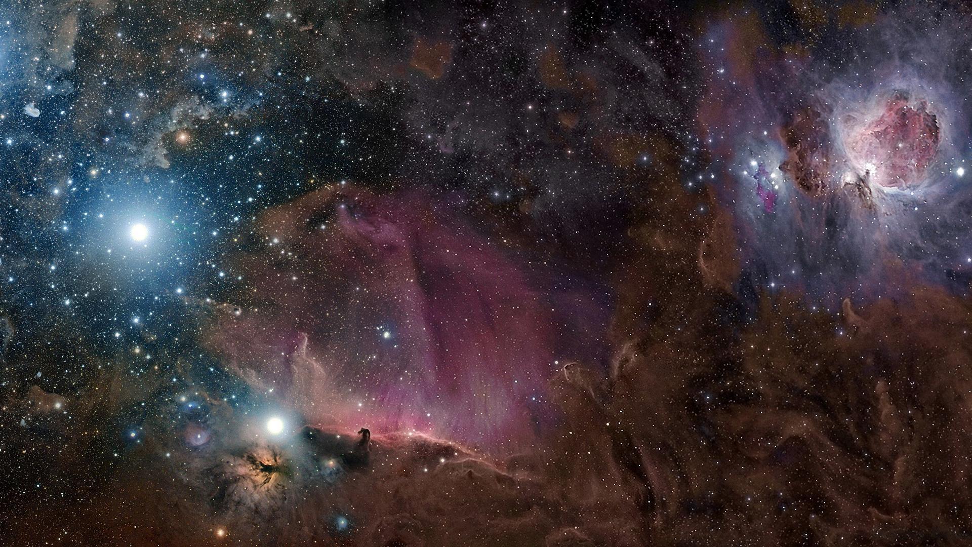 1920x1080 Constellation orion dust gas stars wallpaper
