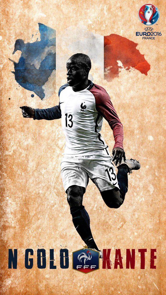 675x1200 Footy Wallpaper of 5 N'Golo Kante. FRANCE