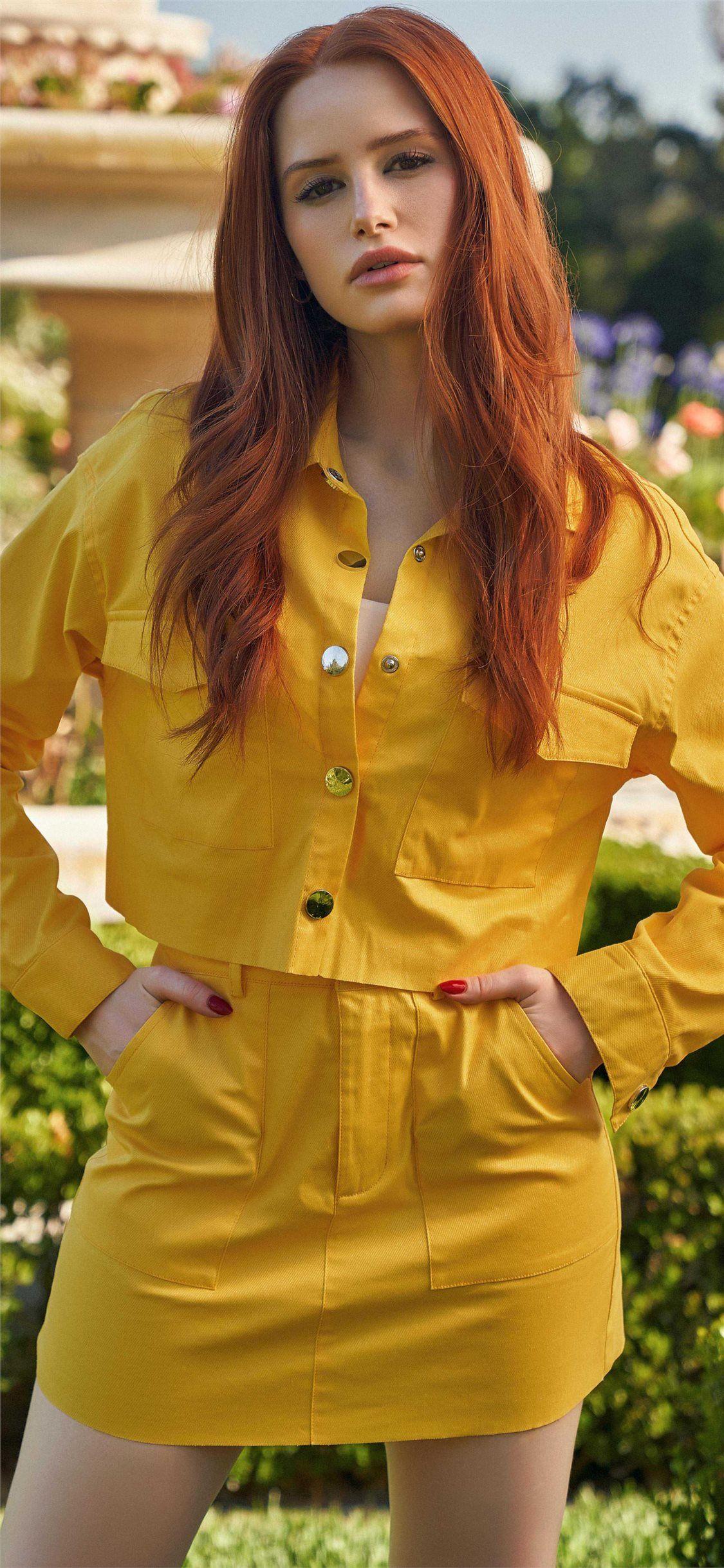 1125x2436 madelaine petsch shein fall collection 2019 iPhone X Wallpaper
