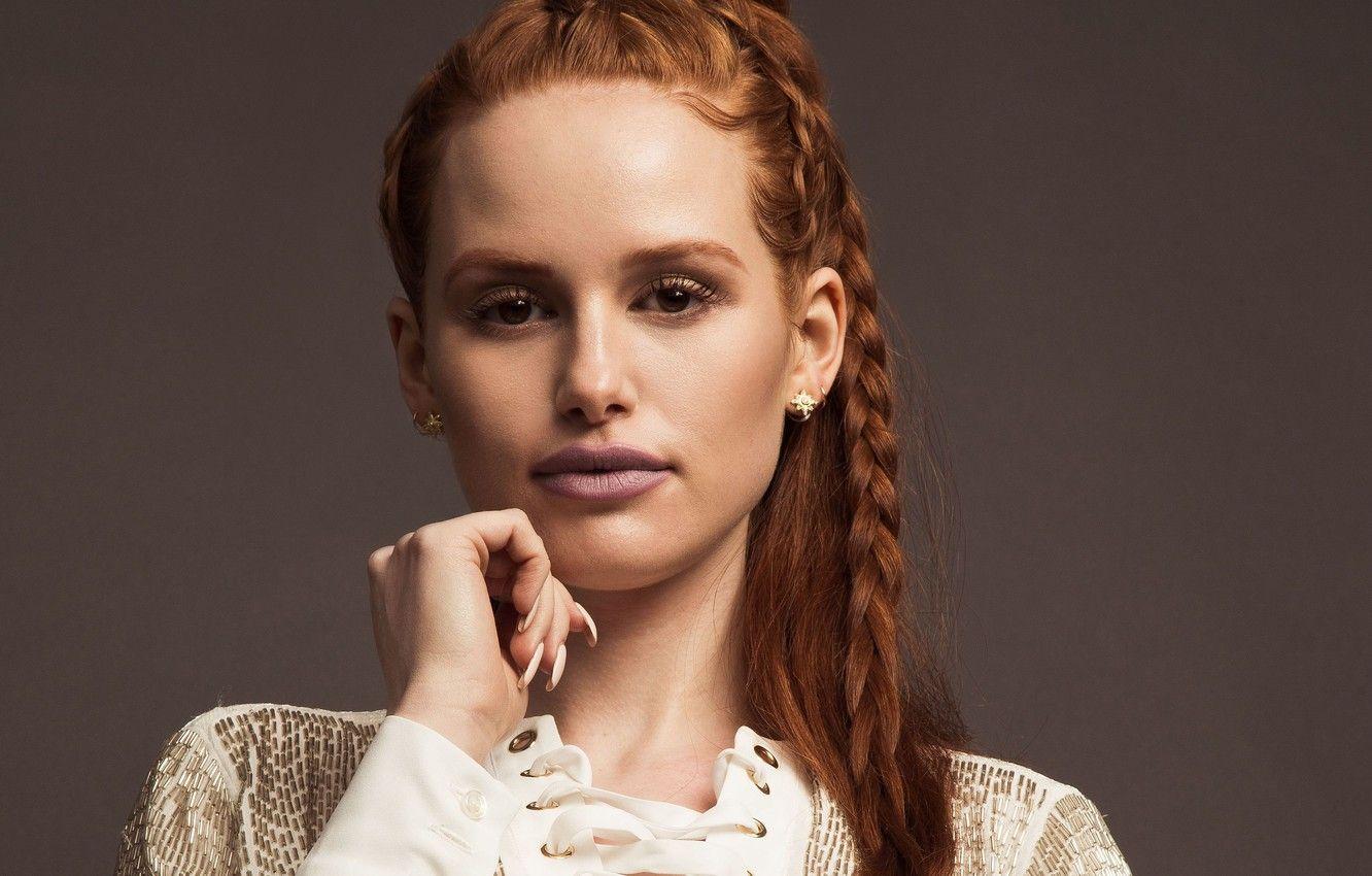 1332x850 Wallpaper actress, red, Madelaine Petsch image for desktop
