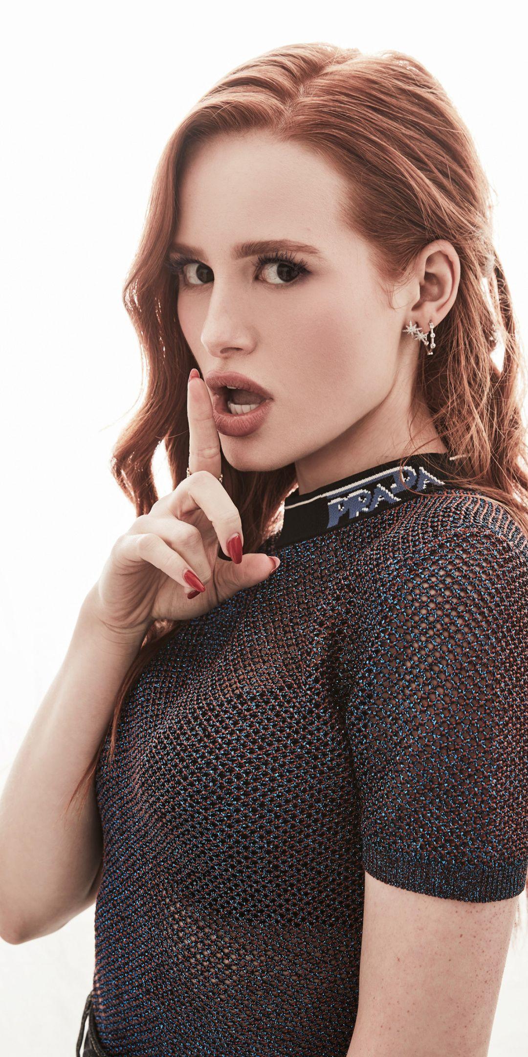 1080x2160 Madelaine Petsch, actress, red head, 1080x2160 wallpaper