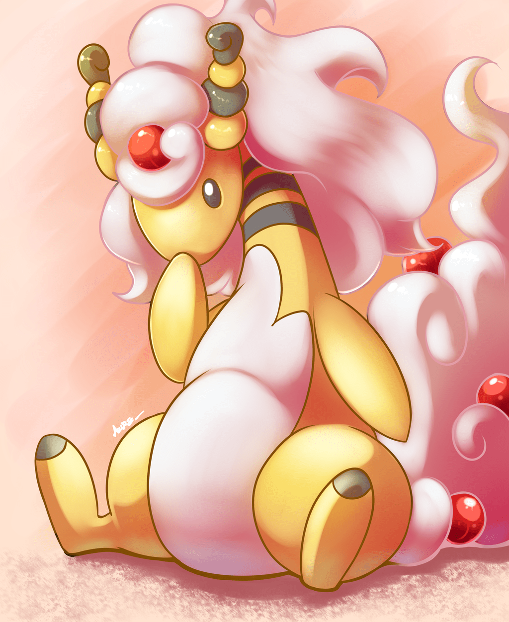 1024x1252 Free download Mega Ampharos by AzureBladeXIII [1024x1252]