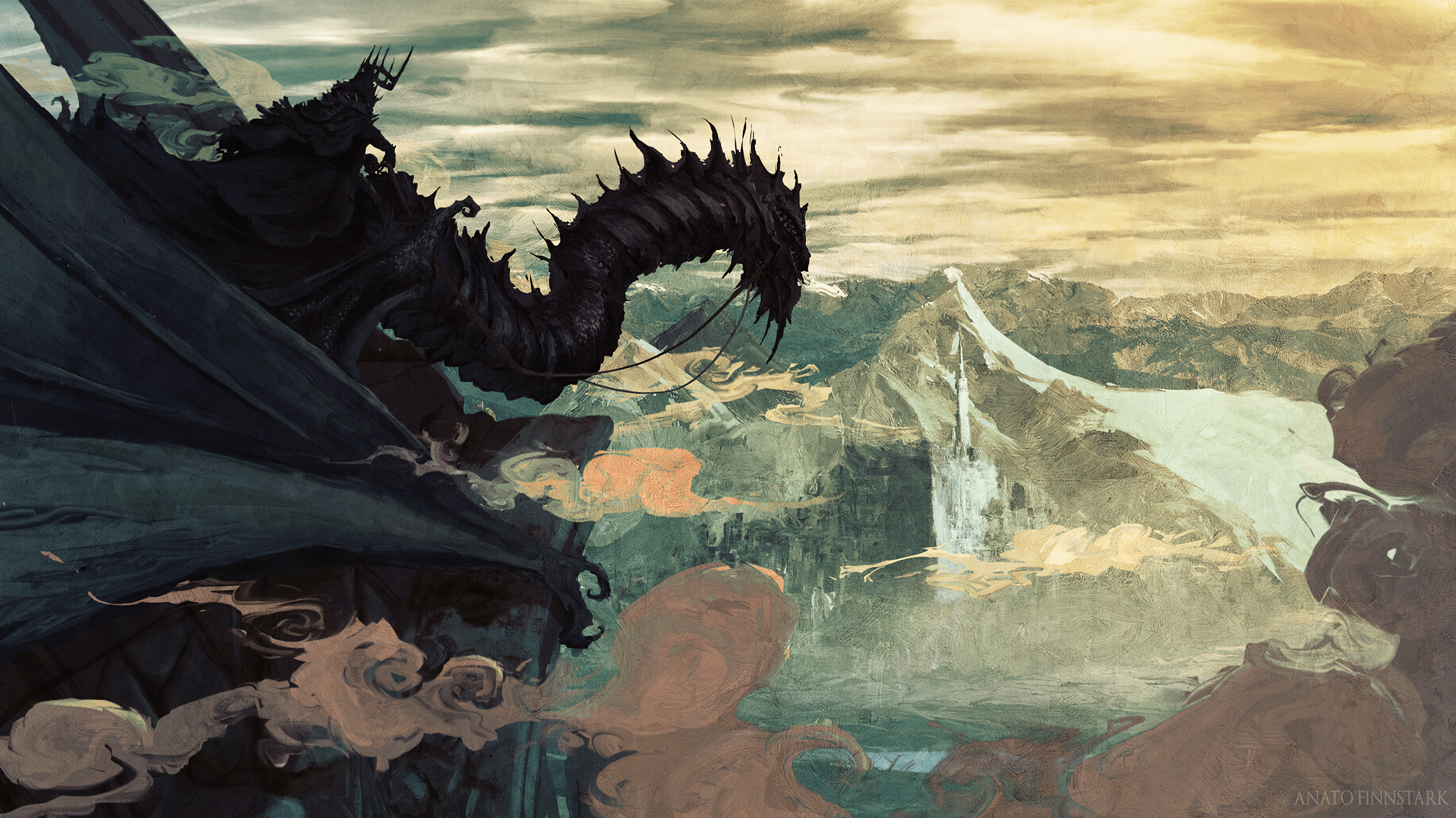 3840x2160 Witch King Of Angmar By Anato Finnstark [3840x2160]