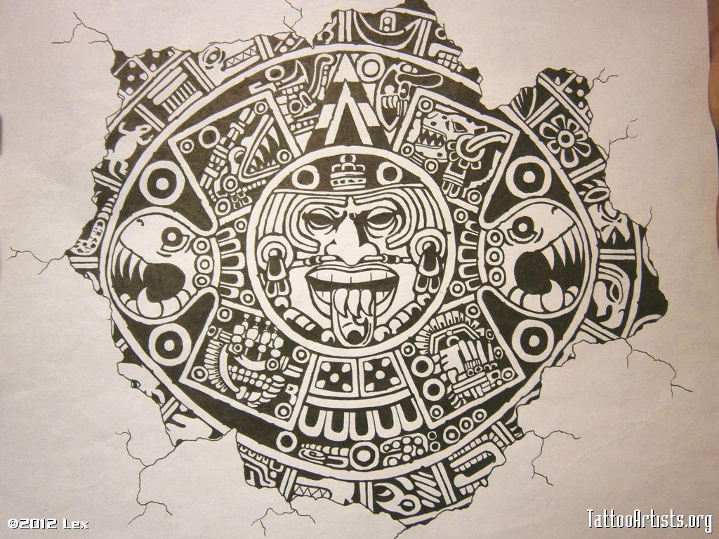 1024x768 Free download Aztec Calendar Wallpaper [1024x768]