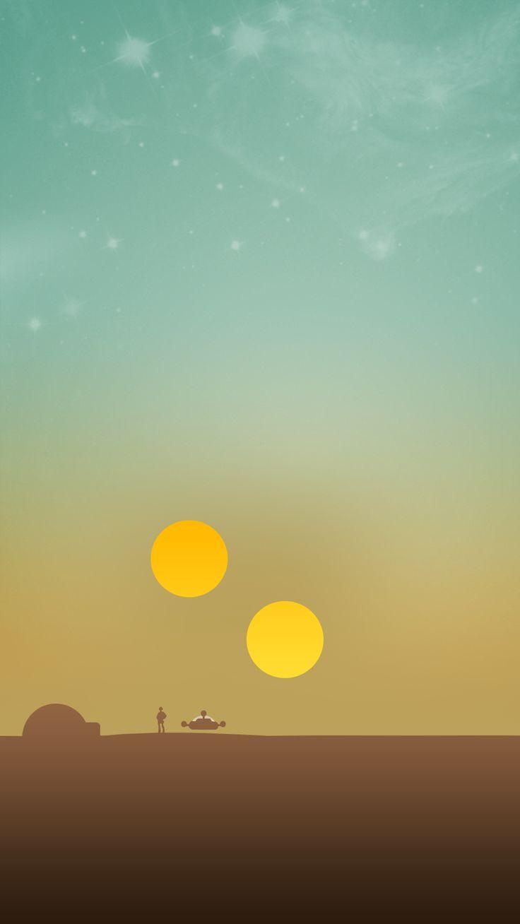 736x1308 Star Wars Phone Minimalist Wallpaper