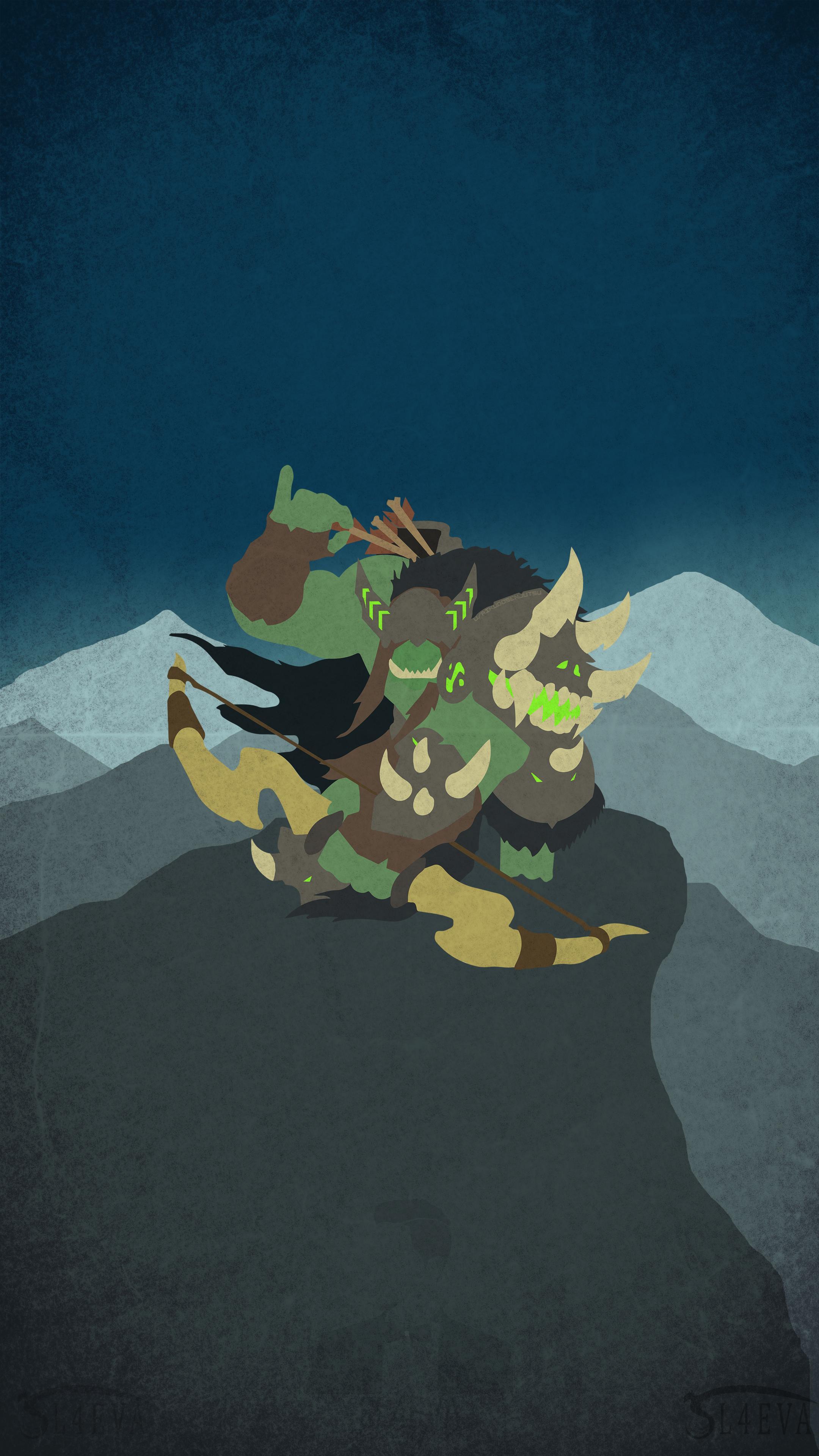 2160x3840 Deathstalker Rexxar Minimal Mobile Wallpaper