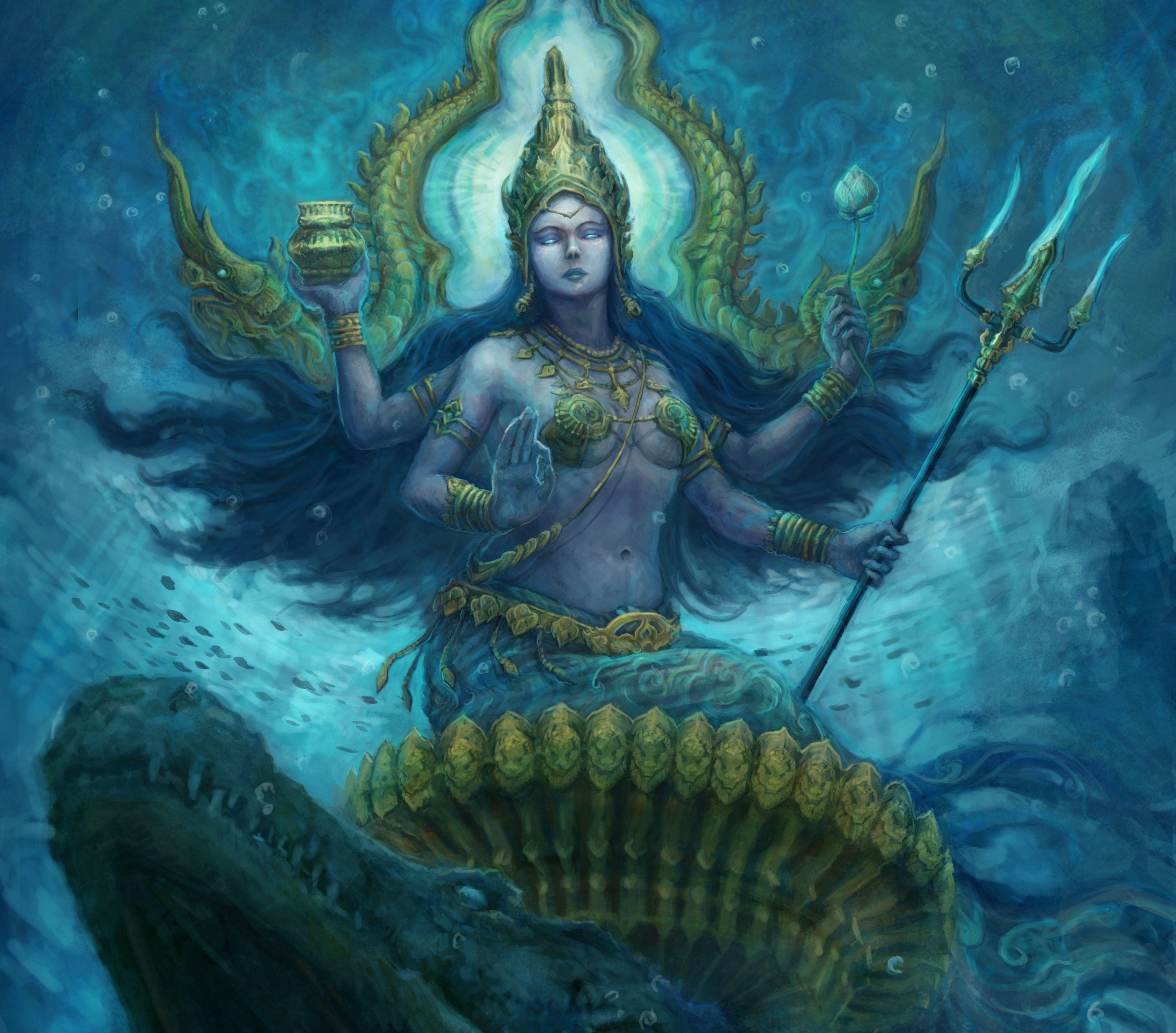 3000x2636 Picture Trident Mermaid Fantasy 3000x2636