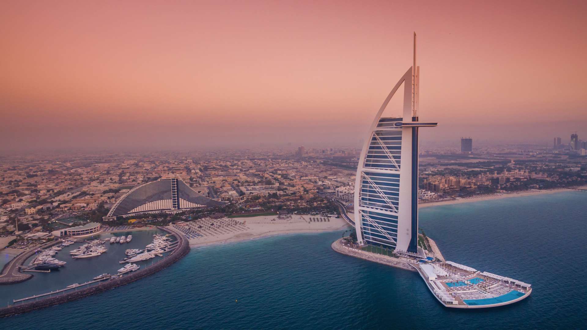 1920x1080 Burj Al Arab Jumeirah. A Kuoni Hotel in Dubai