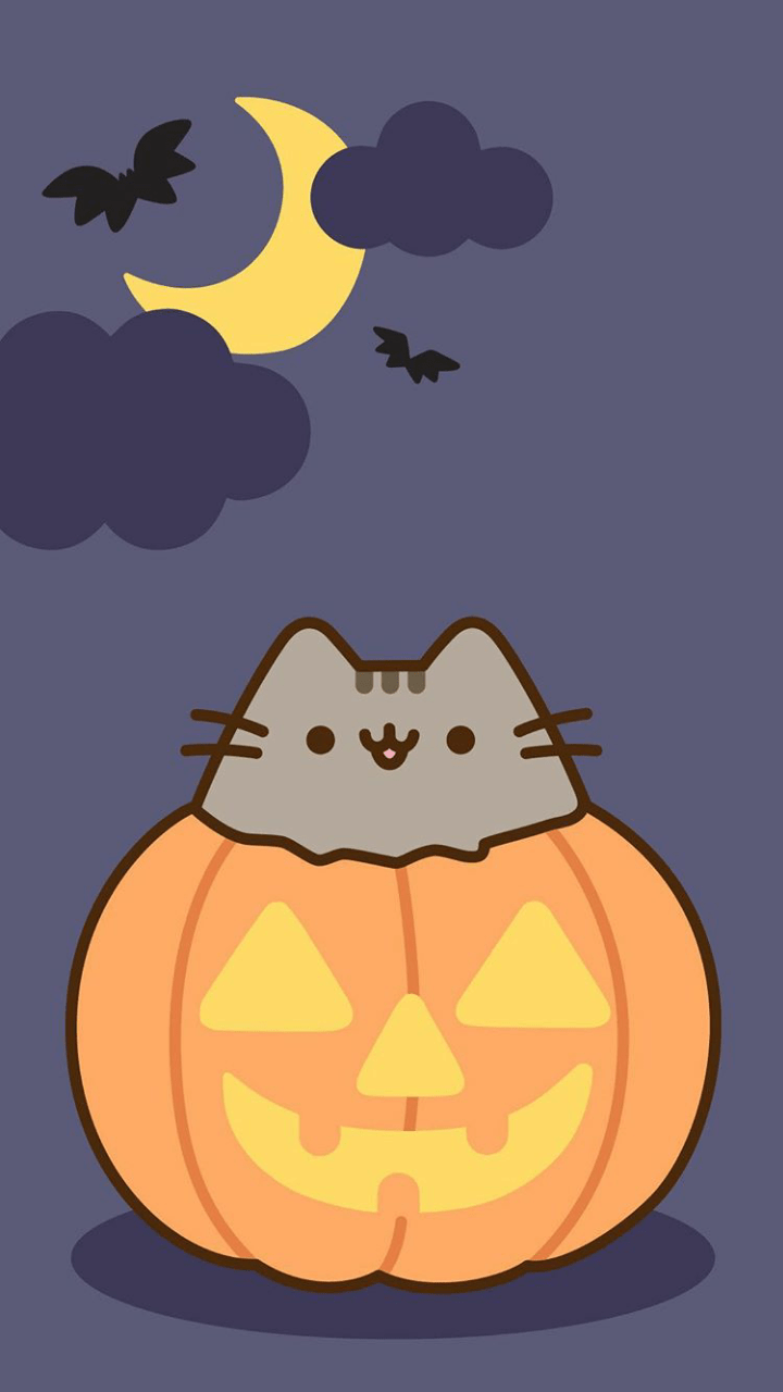 720x1280 Pusheen Thanksgiving Wallpaper