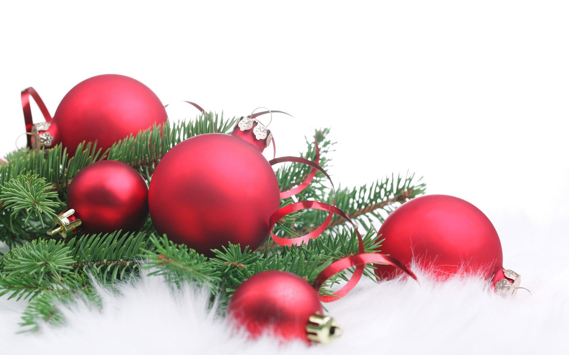 1920x1200 Red Christmas Decorations Decorations Red, HD
