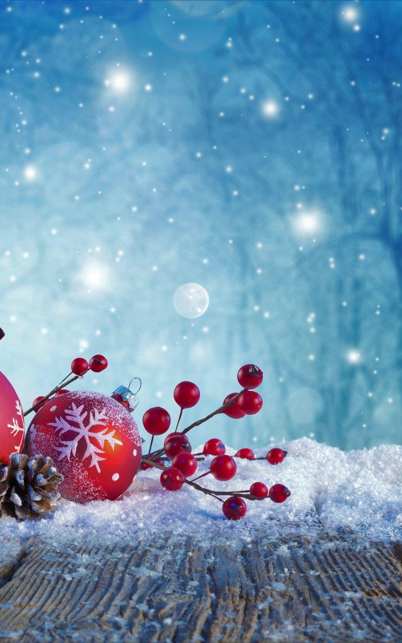 800x1280 Wallpaper Christmas, Ornaments, Decorations, Holiday