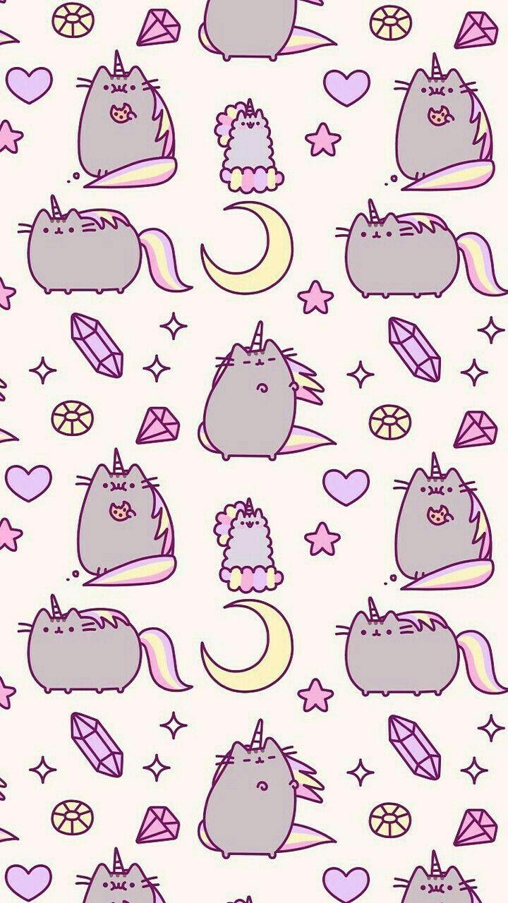 720x1280 Cute, Kawaii, Pusheen, Unicorn, Wallpaper Background