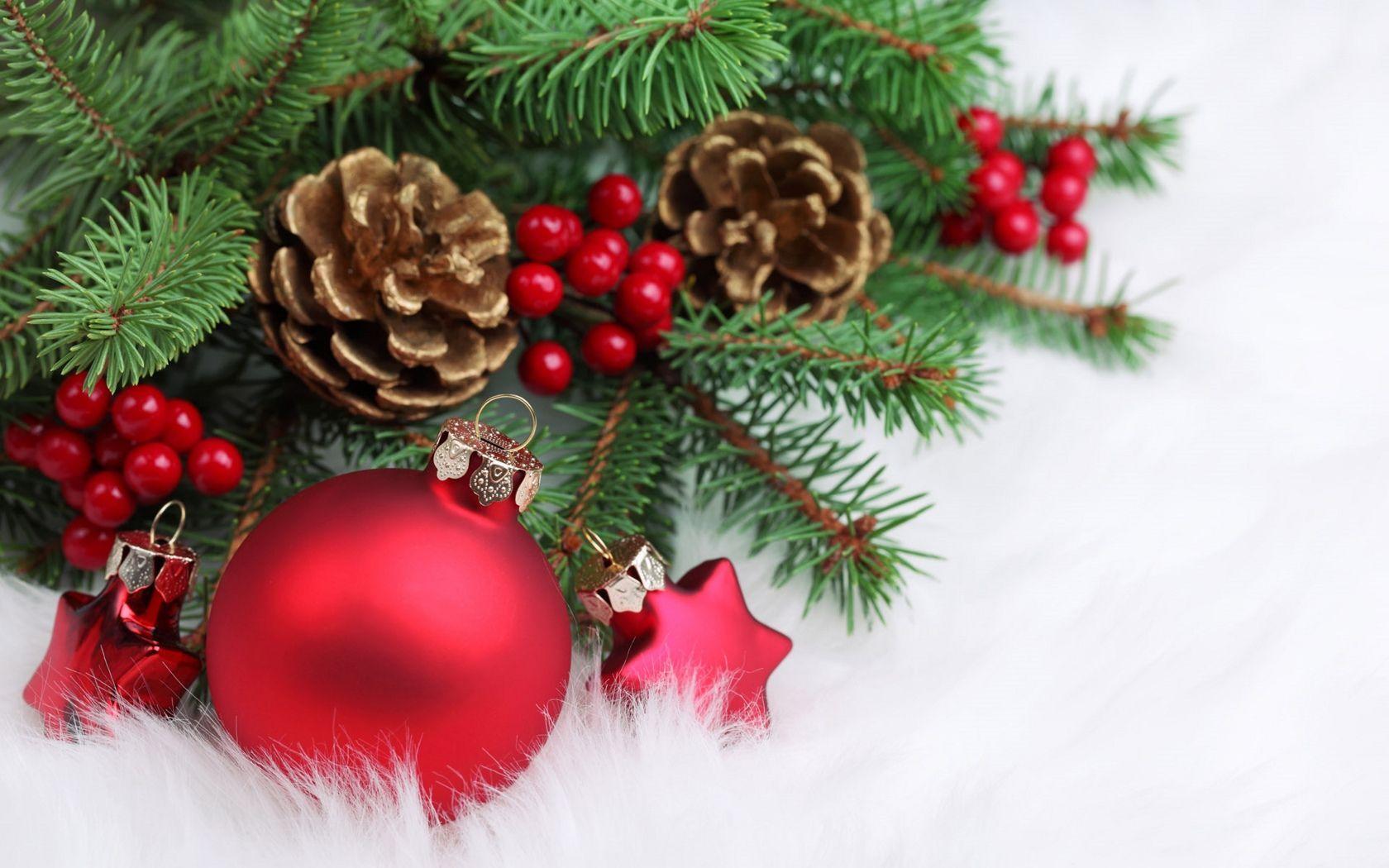 1680x1050 Christmas cherries. Christmas Cherry and Red Globe Wallpaper. HD