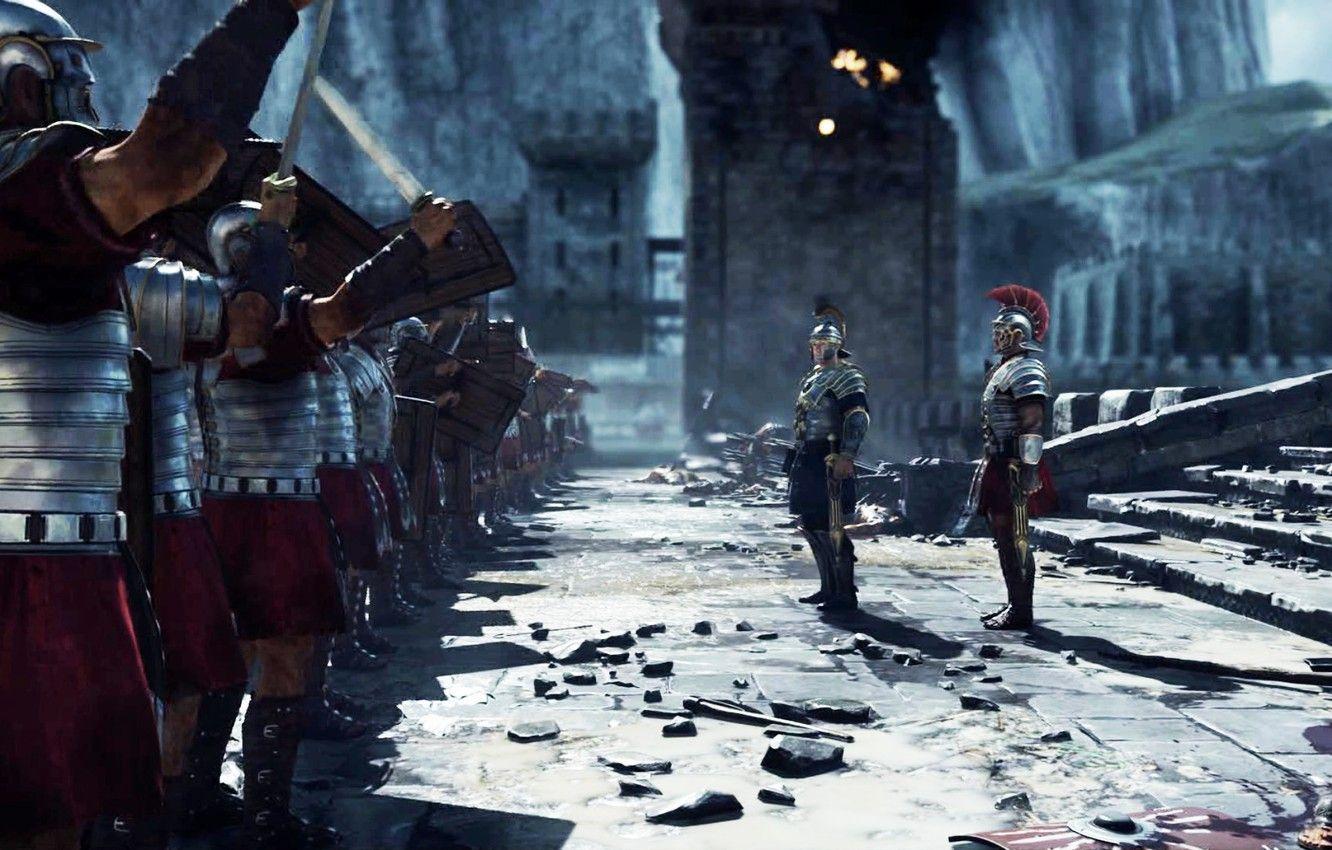 1332x850 Wallpaper Rome, the ruins, warriors, Son of Rome, Ryse image