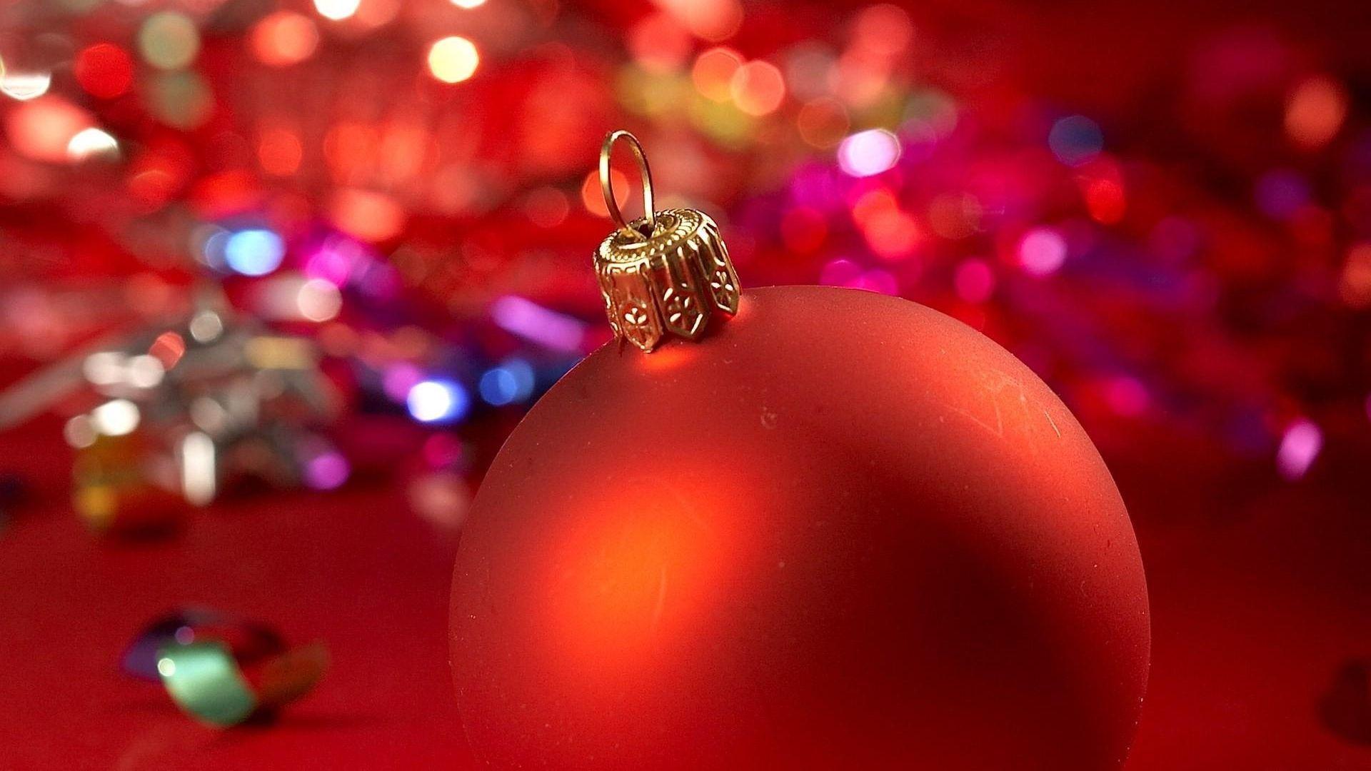 1920x1080 Wallpaper Christmas Decorations, Balloon, Blue, Close Up