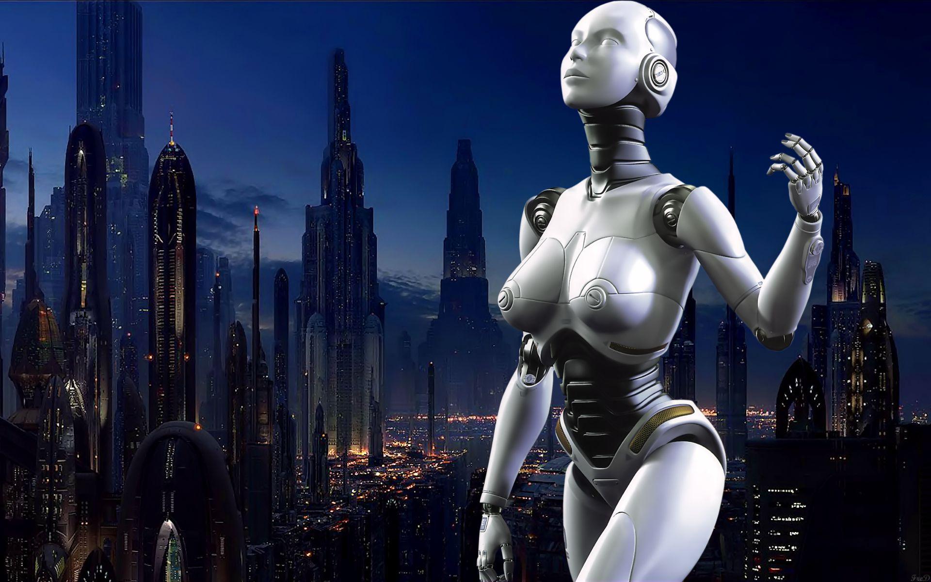 1920x1200 Robot HD Wallpaper