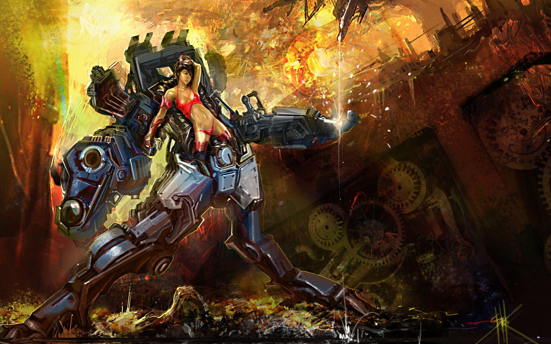 Robot Girl Wallpapers Top Free Robot Girl Backgrounds WallpaperAccess