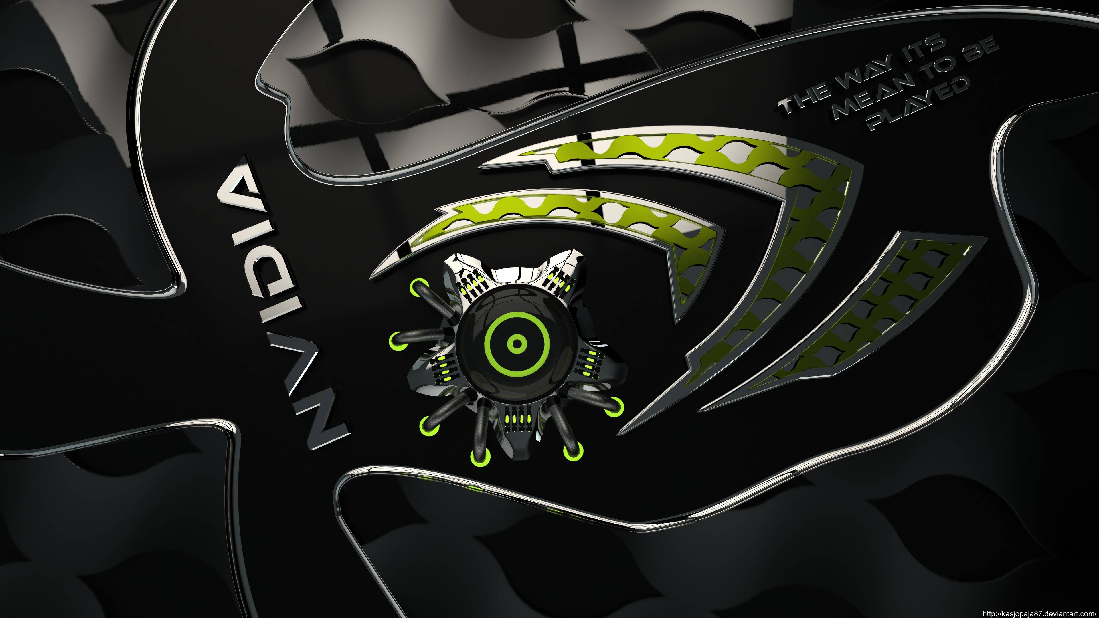 3840x2160 UHD 4K Nvidia Logo