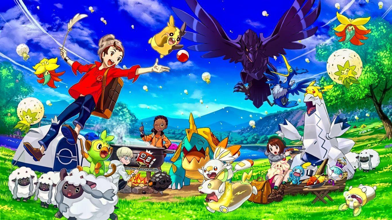 1366x768 pokemon sword and shield