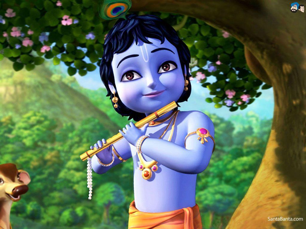 Little Krishna Wallpapers - Top Free Little Krishna Backgrounds -  WallpaperAccess