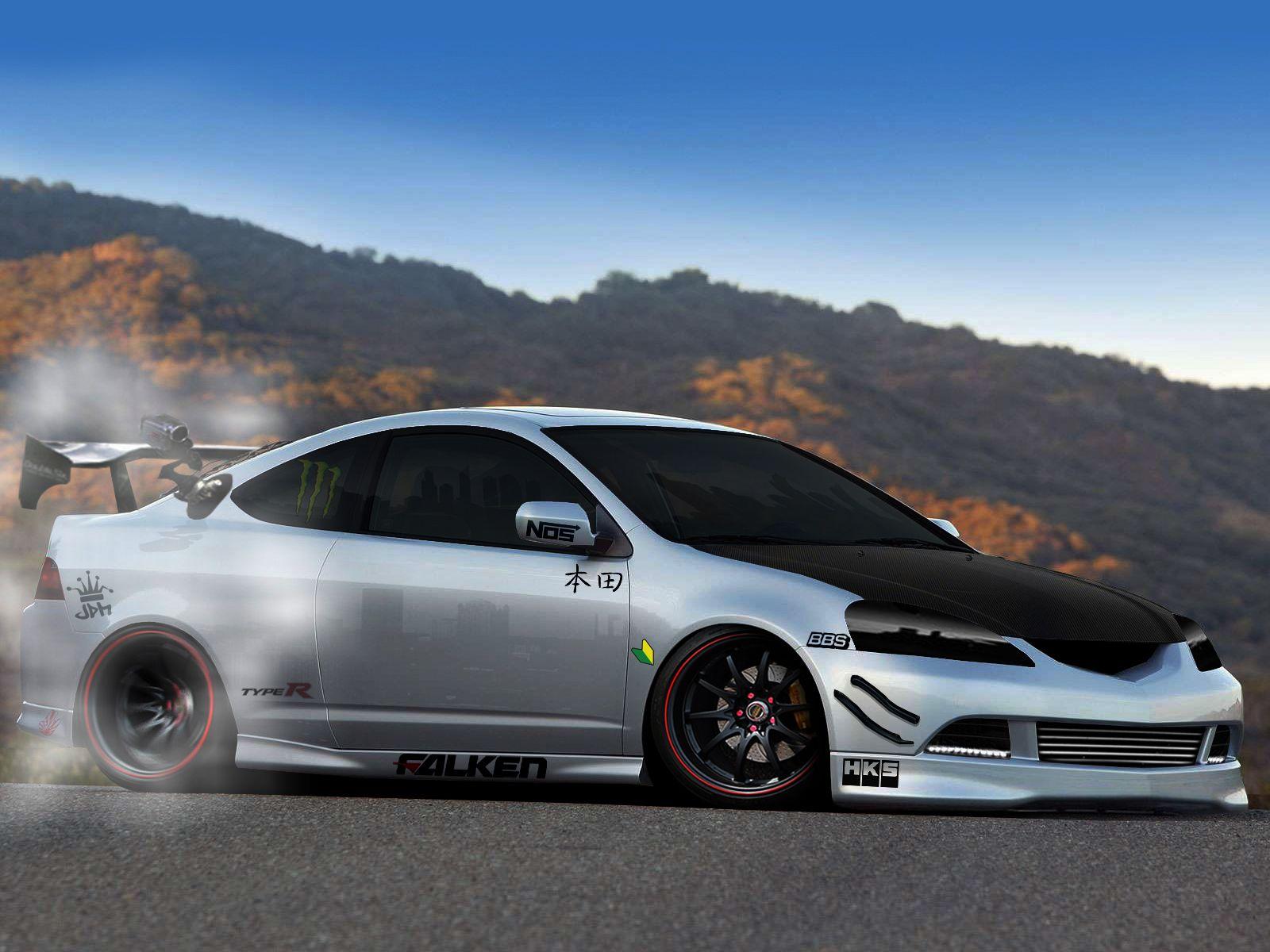 1600x1200 Drifting Acura RSX HD Wallpaper