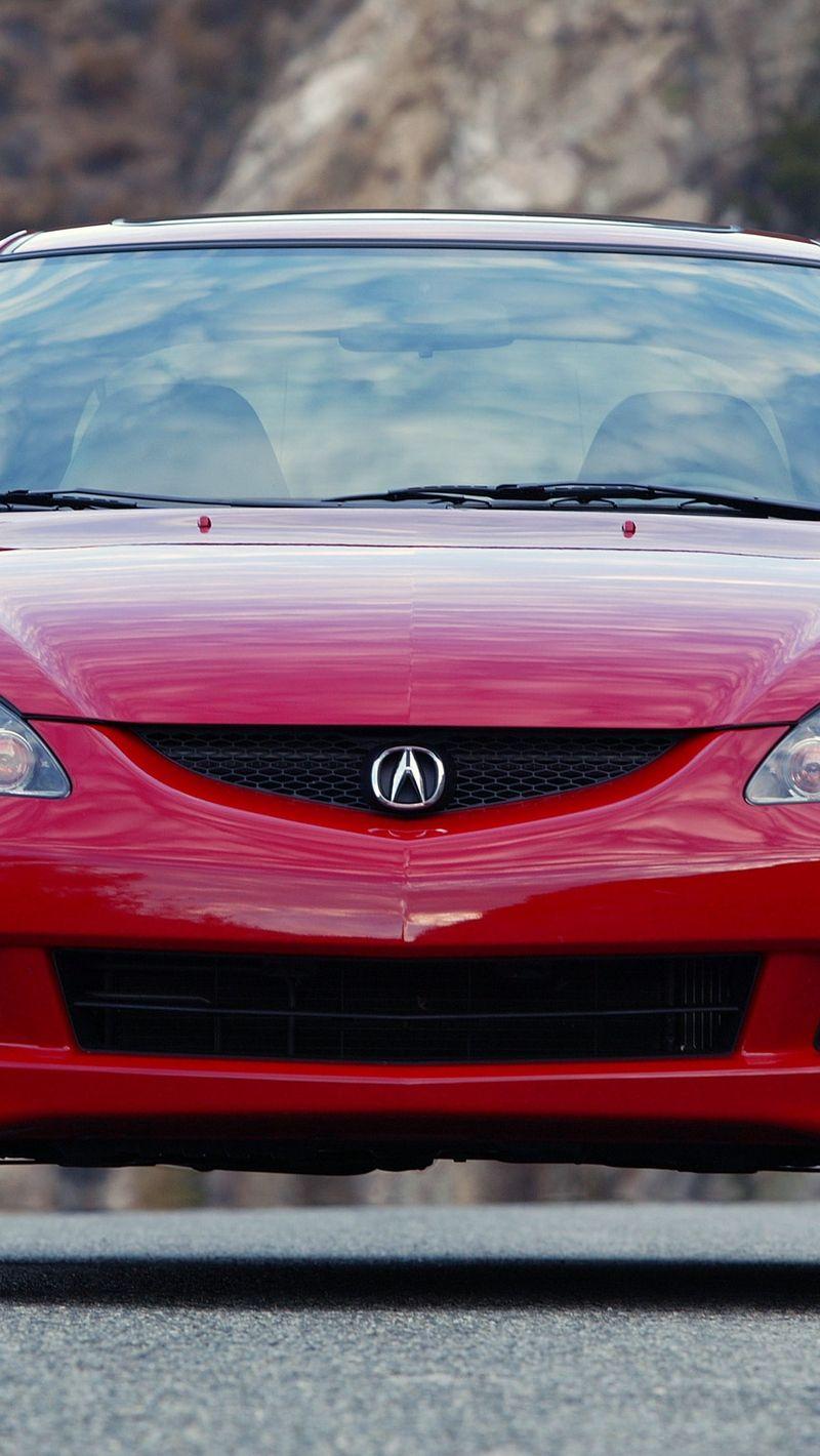800x1420 Download wallpaper 800x1420 acura, rsx, red, front view, style