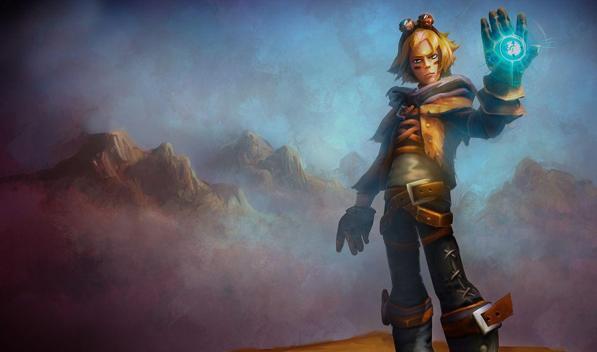 1215x717 League of Legends Ezreal Wallpaper (Chinese + American)