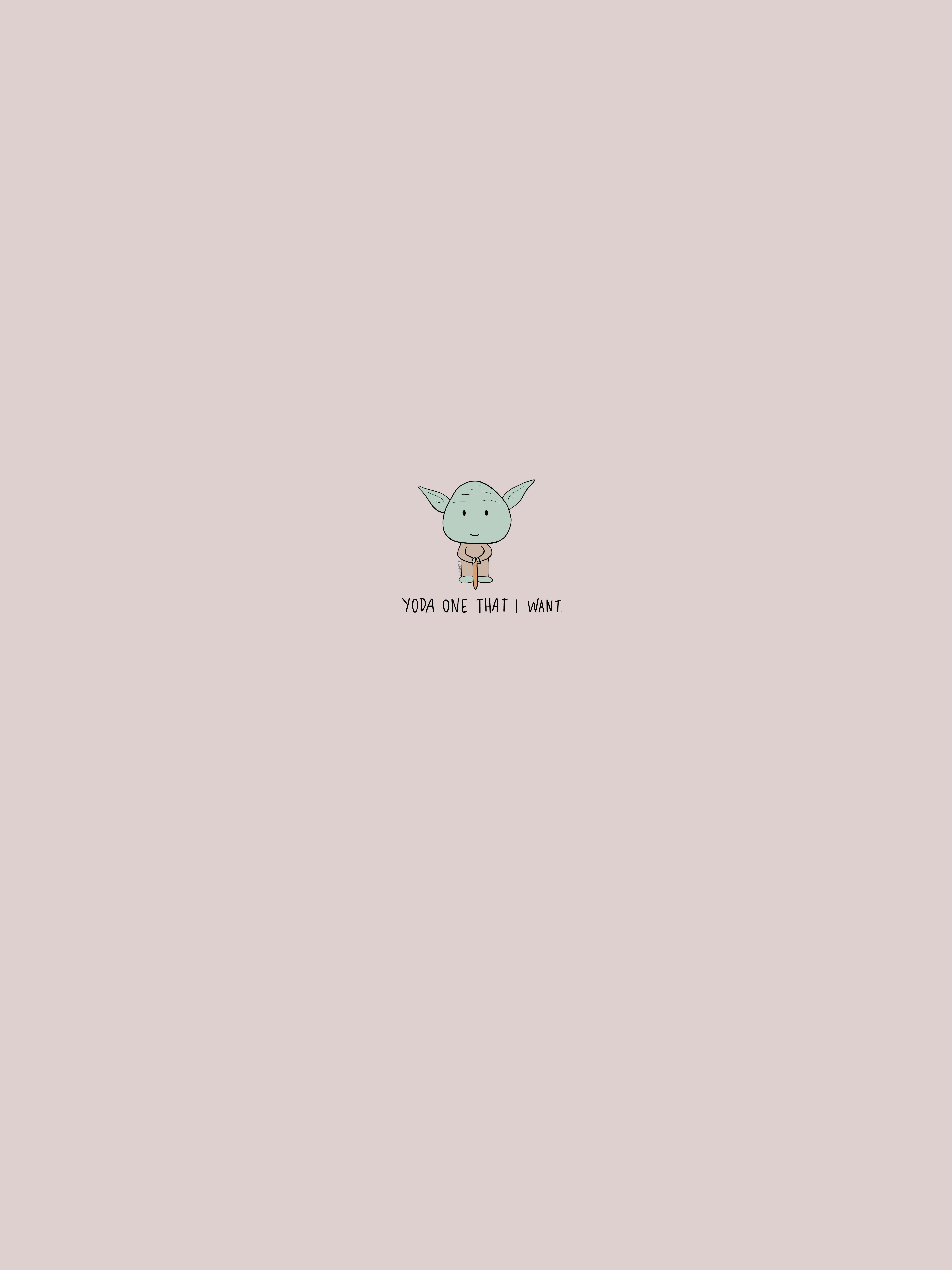 6142x8192 starwars #yoda. Cute wallpaper background, Cute puns, Cute
