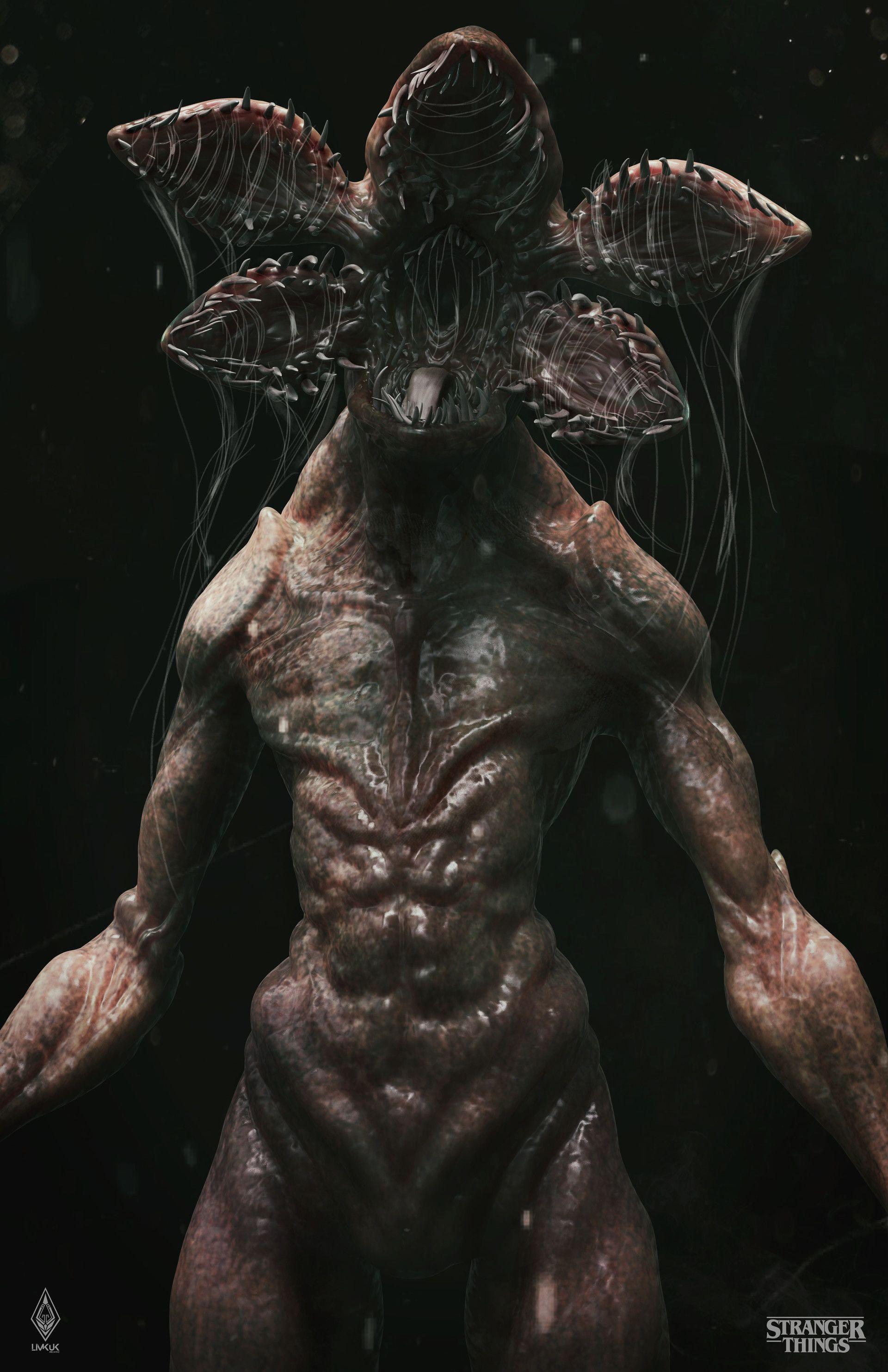 1920x2967 ArtStation - Stranger Things - Demogorgon II, Limkuk https://wallpaperaccess.com/full/2080710.jpg