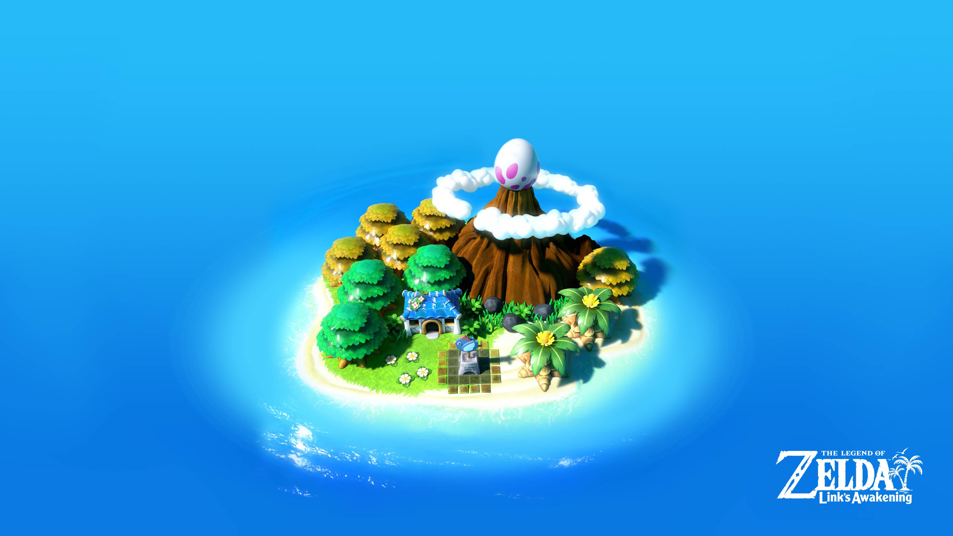 3840x2160 The Legend of Zelda: Link's Awakening Koholint Island Wallpaper
