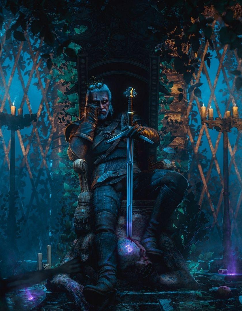 840x1080 Download 840x1160 wallpaper geralt of rivia, the witcher, video