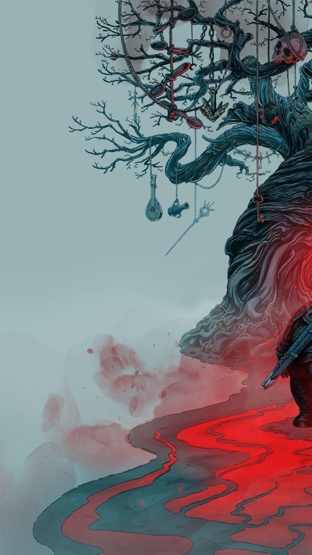 1080x1920 Download 1080x1920 The Witcher 3: Wild Hunt, Digital Art, Artwork