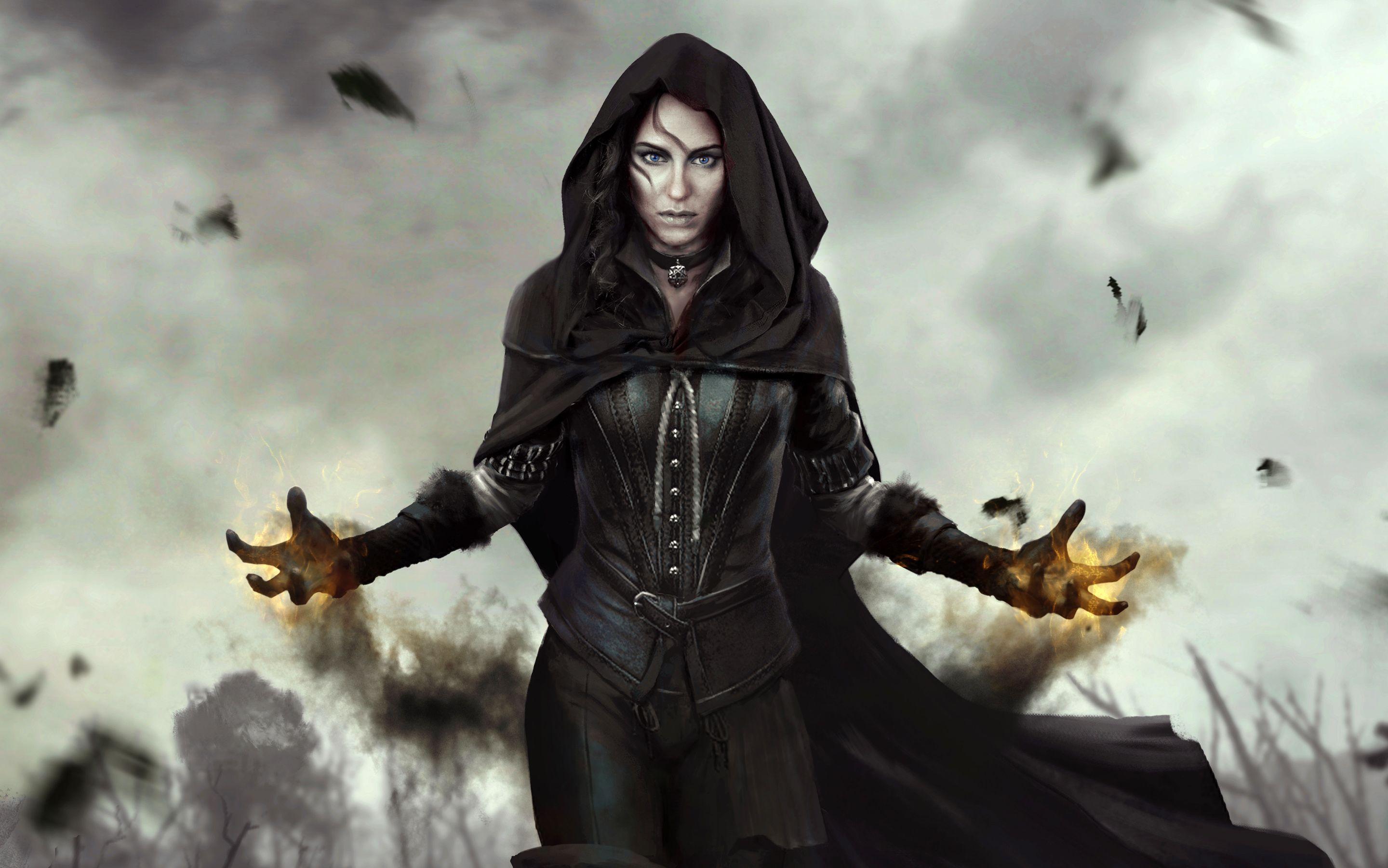 2880x1800 Yennefer The Witcher Wild Hunt HD wallpaper