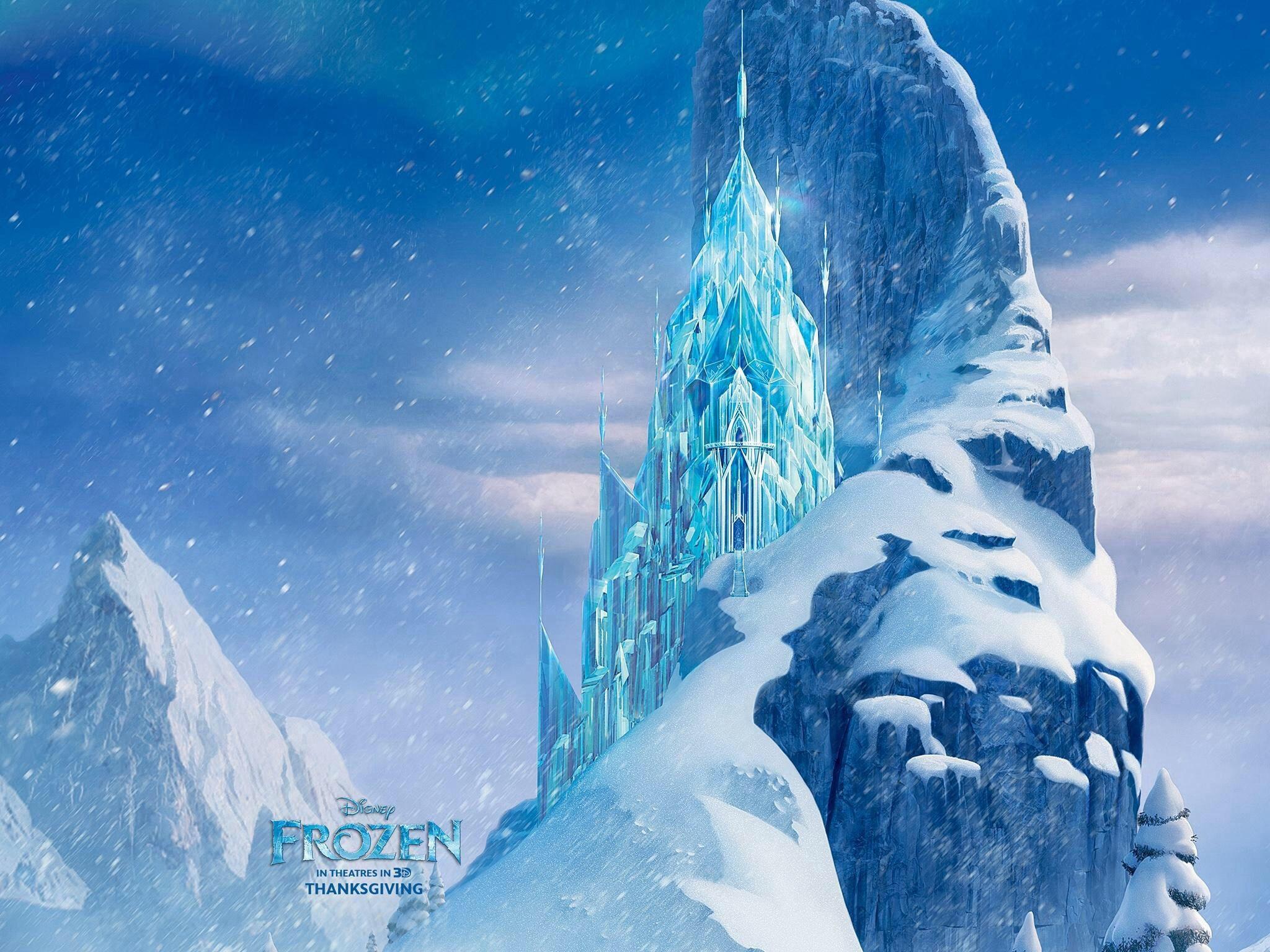 elsa frozen castle