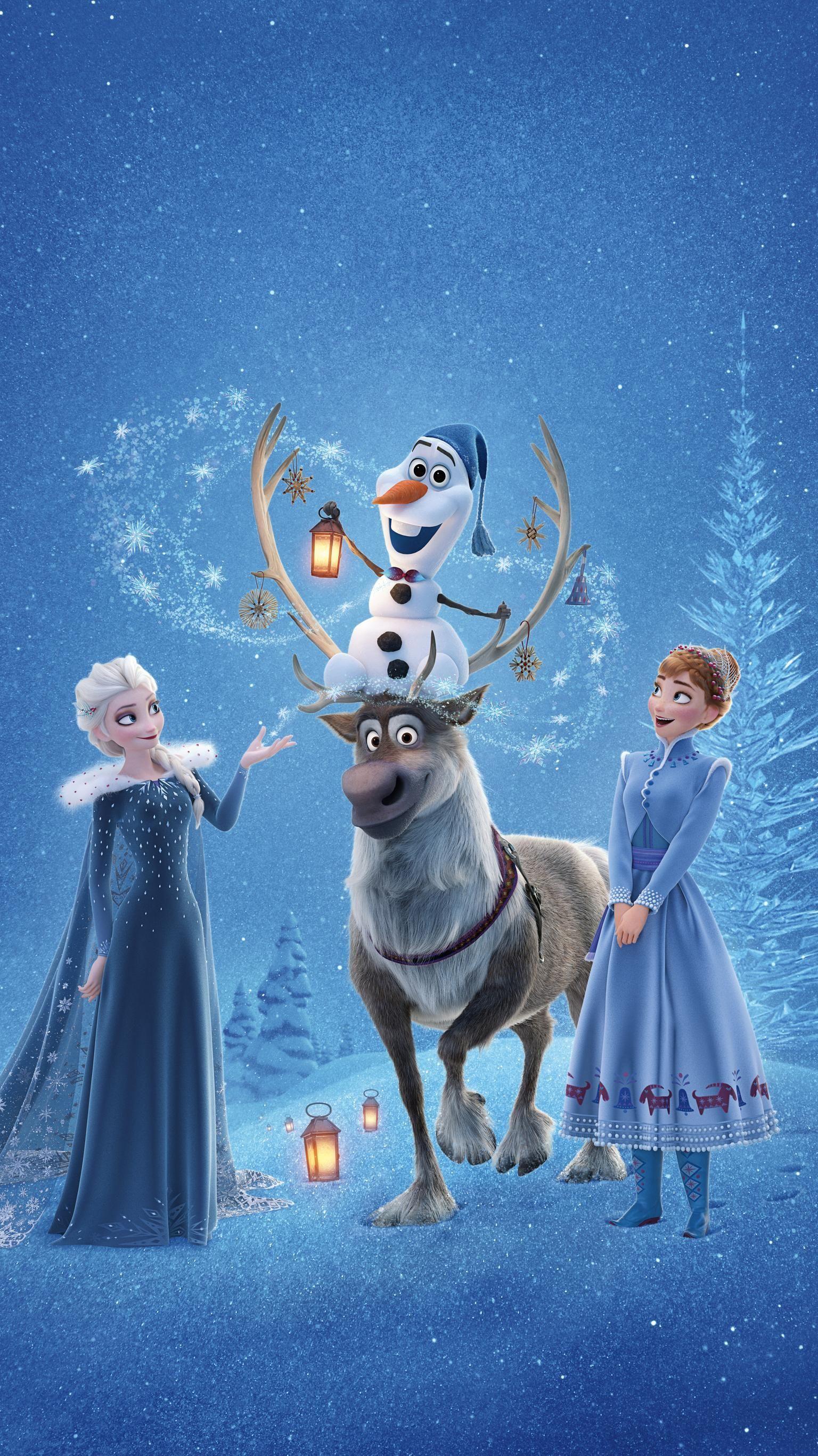 1536x2732 Olaf's Frozen Adventure (2017) Phone Wallpaper. Frozen wallpaper